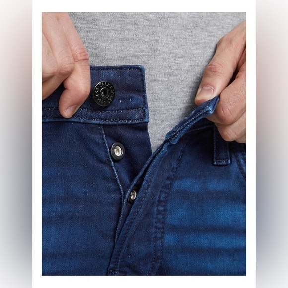 Jack & Jones Glenn 106 Slim-Fit Indigo Knit Stretch Denim Jeans 33W x 32L - Picture 4 of 13